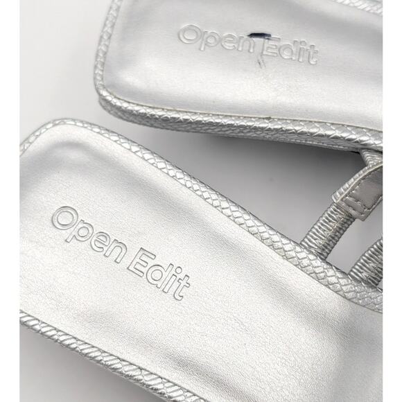 Chic Silver Strappy Sandals - Picture 11 of 11